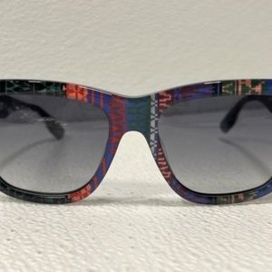 Unisex McQueen Sun Glass Frames in Southwest Print-Colors Accessories